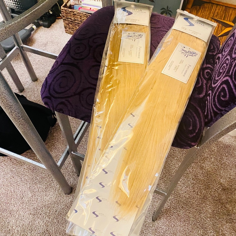 NEVER USED FANCIWEAVE 💯 HUMAN HAIR EXTENSIONS 😍